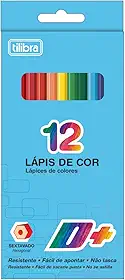 Tilibra - Lápis de Cor 12 Cores Sextavado D+