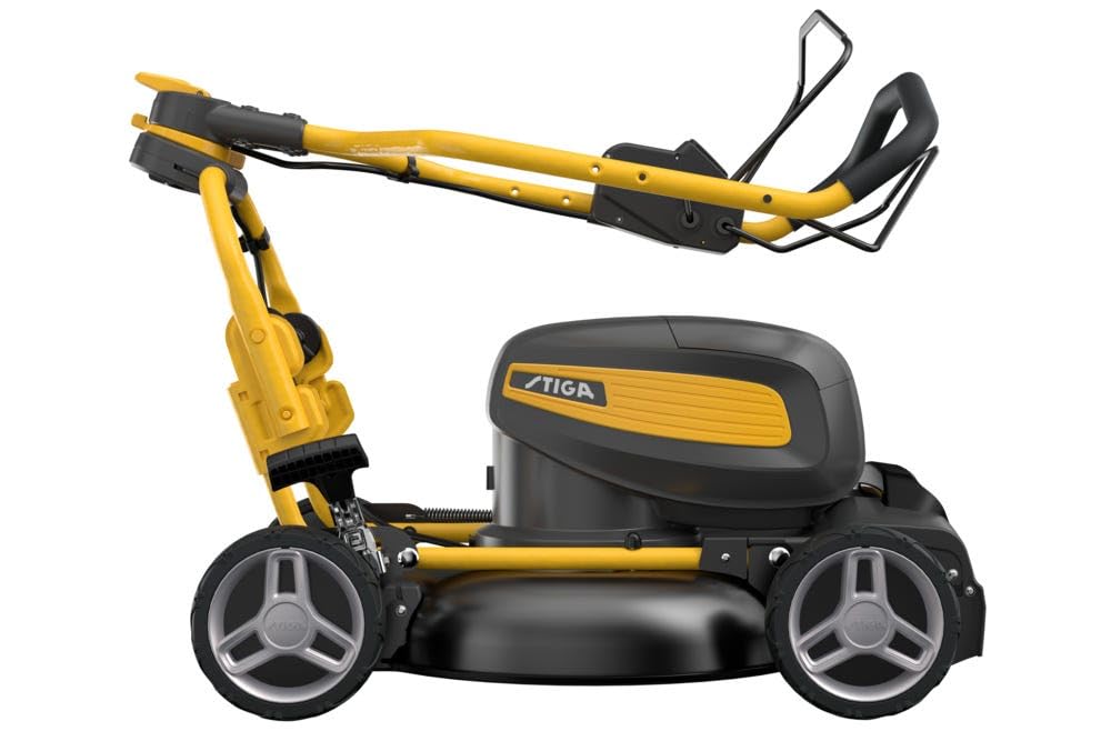 STIGA Multiclip 747e V Kit Tagliaerba A Batteria, 48 V (2 Batt. 7,5 Ah + Caric.) 45 cm – Brushless 1,5 kW, Mulching – Prati Fino A 2.000 m²