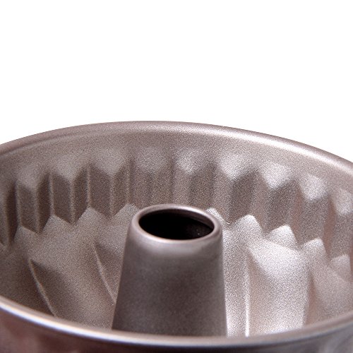 LUFEIYA Mini Bundt Pan 4 Inch Nonstick Carbon Steel for Instant Pot Kugelhopf Mold Flute Flan Baking Cake Pans Small Set of 4