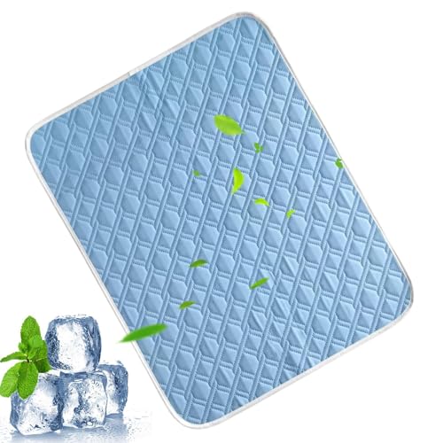 Generico Tappetino Rinfrescante per Cane | Tappeto Assorbente Traspirabile per Riposo,45x35cm Morbido Cuscinetto Rinfrescante per Gatti | per Cani Gatti Cuccioli Taglie Varie, Divano Casa Viaggio