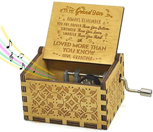 Jsona Grandma to Grandson Music Box,You are My Sunshine Music box Grandson,Grandson Gifts from Grandma (grandma to grandson)