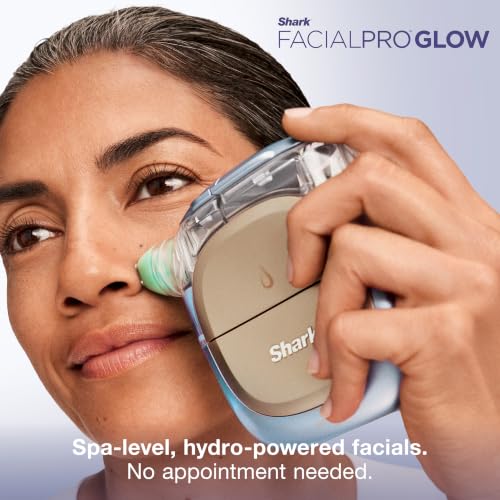 Image of Shark FacialPro Glow At Home Hydro-Powered Facial System, Blue, FH310