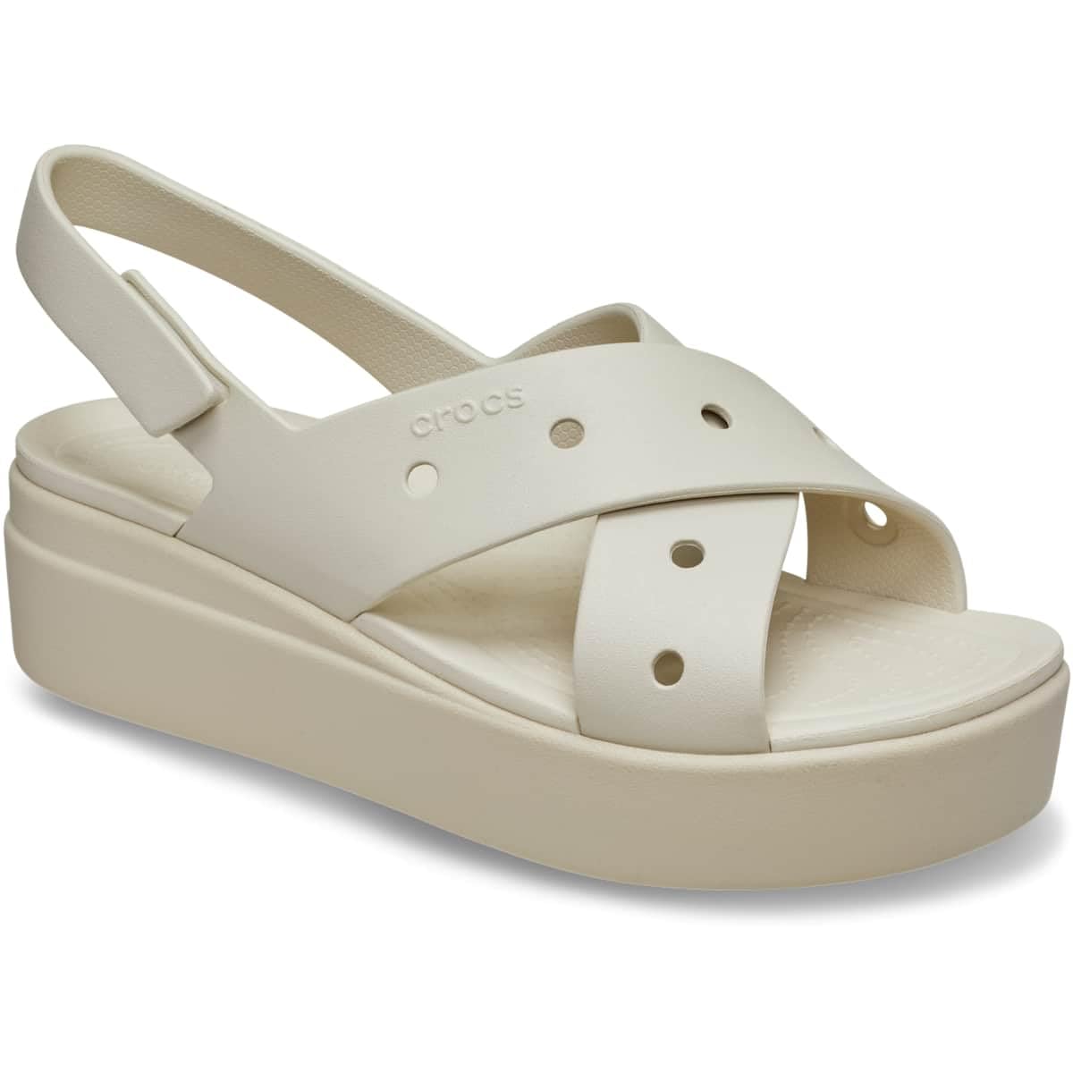 Crocs Brooklyn 4u Cross Strap Sandal Sandalias con cuñaMujer