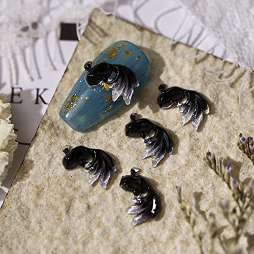dragonaur-home decor Nagelornamente leicht DIY Kreation Maniküre Ornament Dekor 3D visueller Effekt kein Geruch schwarz – Bild 5