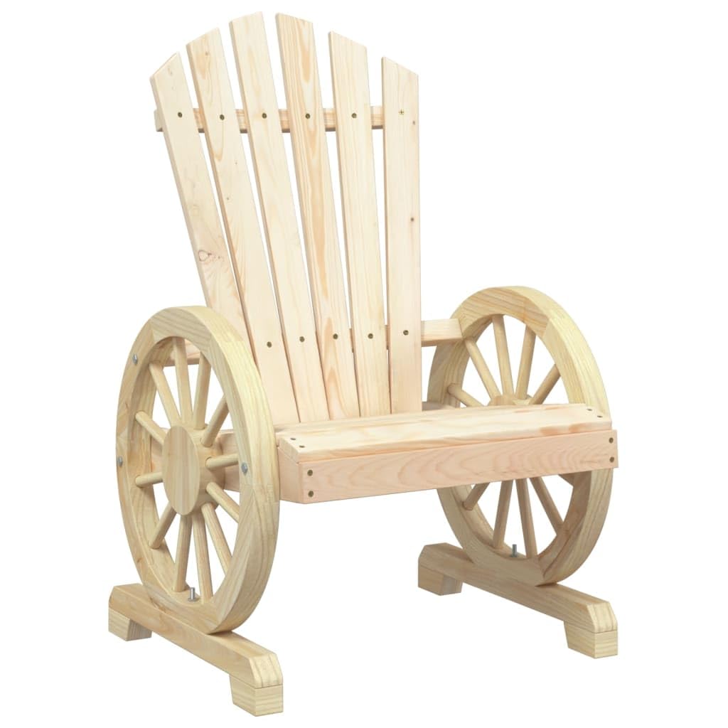 LAPOOH Adirondack 2 szt. Fotele ogrodowe z litego drewna świerkowego, krzesła na tarasie zewnętrznym, krzesła ogrodowe, meble ogrodowe - 365091