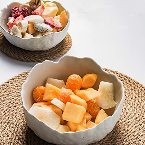 HEMOTON Tigelas de sopa de cereais de cerâmica, tigelas de mistura de cereais, macarrão, aperitivos,