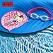 Disney Children's Swim Goggles and Swim Cap Set Anti-Fog UV Protection (Pink Minnie, 3-6 Years)