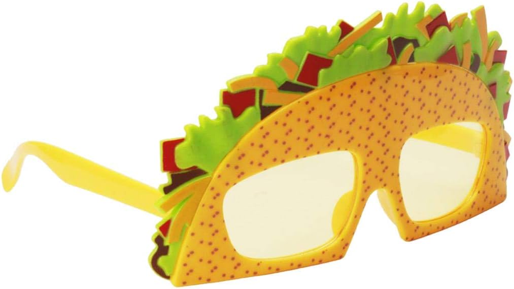 Sandwich Eyeglasses Novelty Funny Eye Glasses Sunglasses Eyewear for Adults Kids - Yellow - Image 6