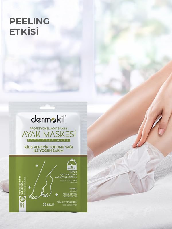 Dermokil Kil & Kenevir Yağli Ayak Maskesi (35 ml)
