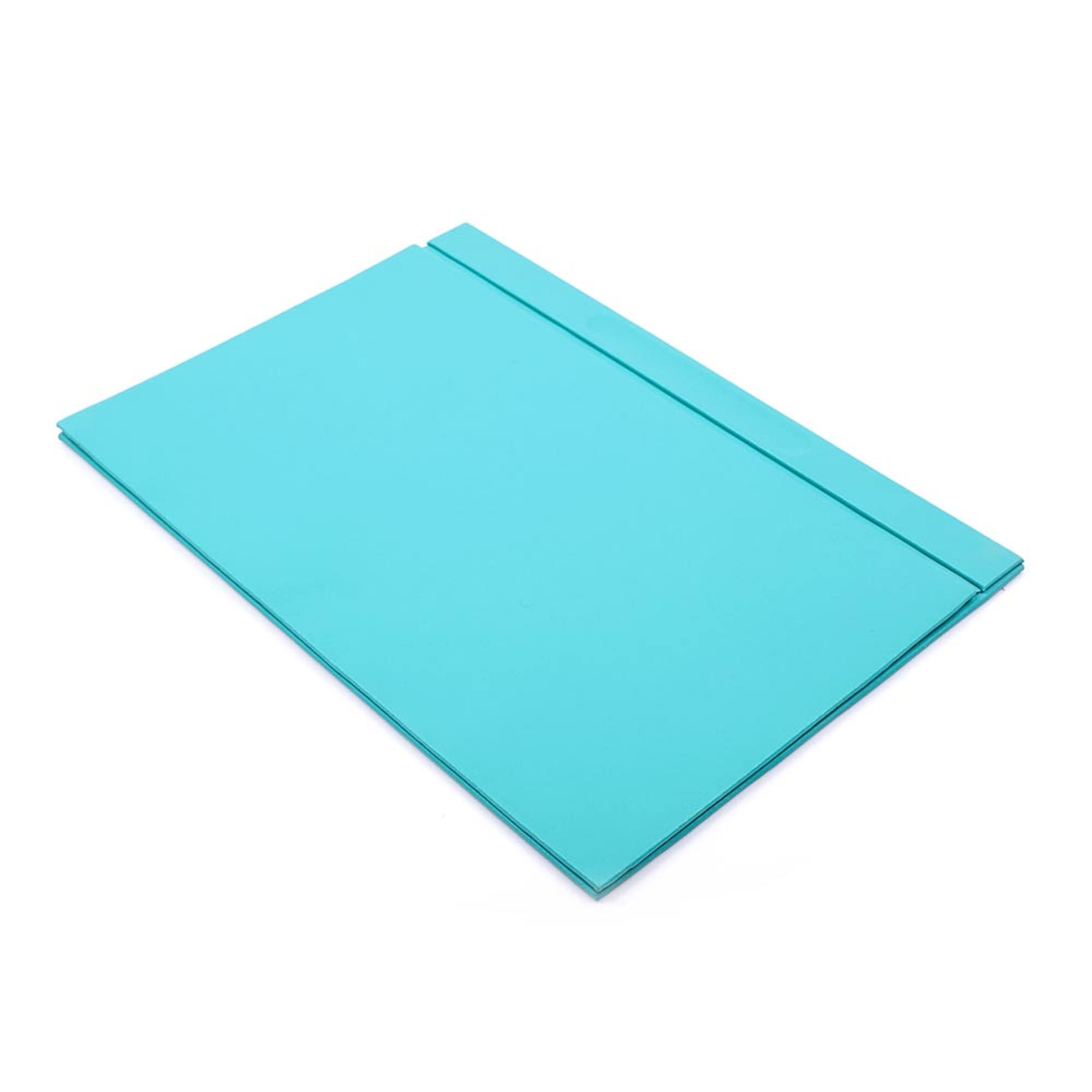 Schreibtischunterlage aus Leder mit Abdeckung, Schreibtisch-Organizer-Set, Büro-Schreibtischunterlage, Zubehör, Bürogeschenke, Büro-Organizer (Turquoise)