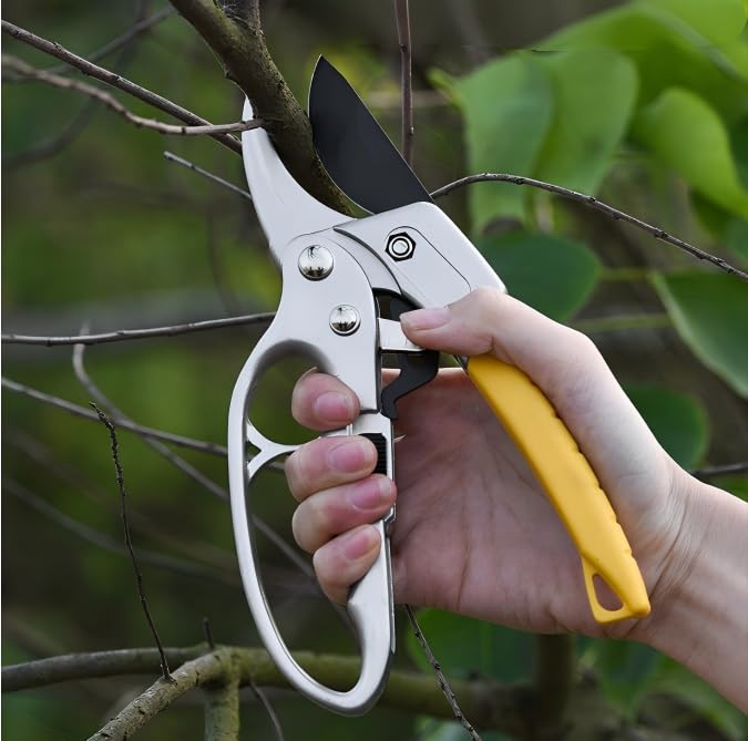 Tijeras de podar ergonómicas para jardín 1 pulg miniatura 1