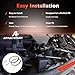 ATRACYPART Boat Throttle and Shift Cables 18FT, GEN I 33C Remote Control Cable, Fits Mercury MerCruiser Marine Force Outboard Motors, Replace CC17918 (2PCS)