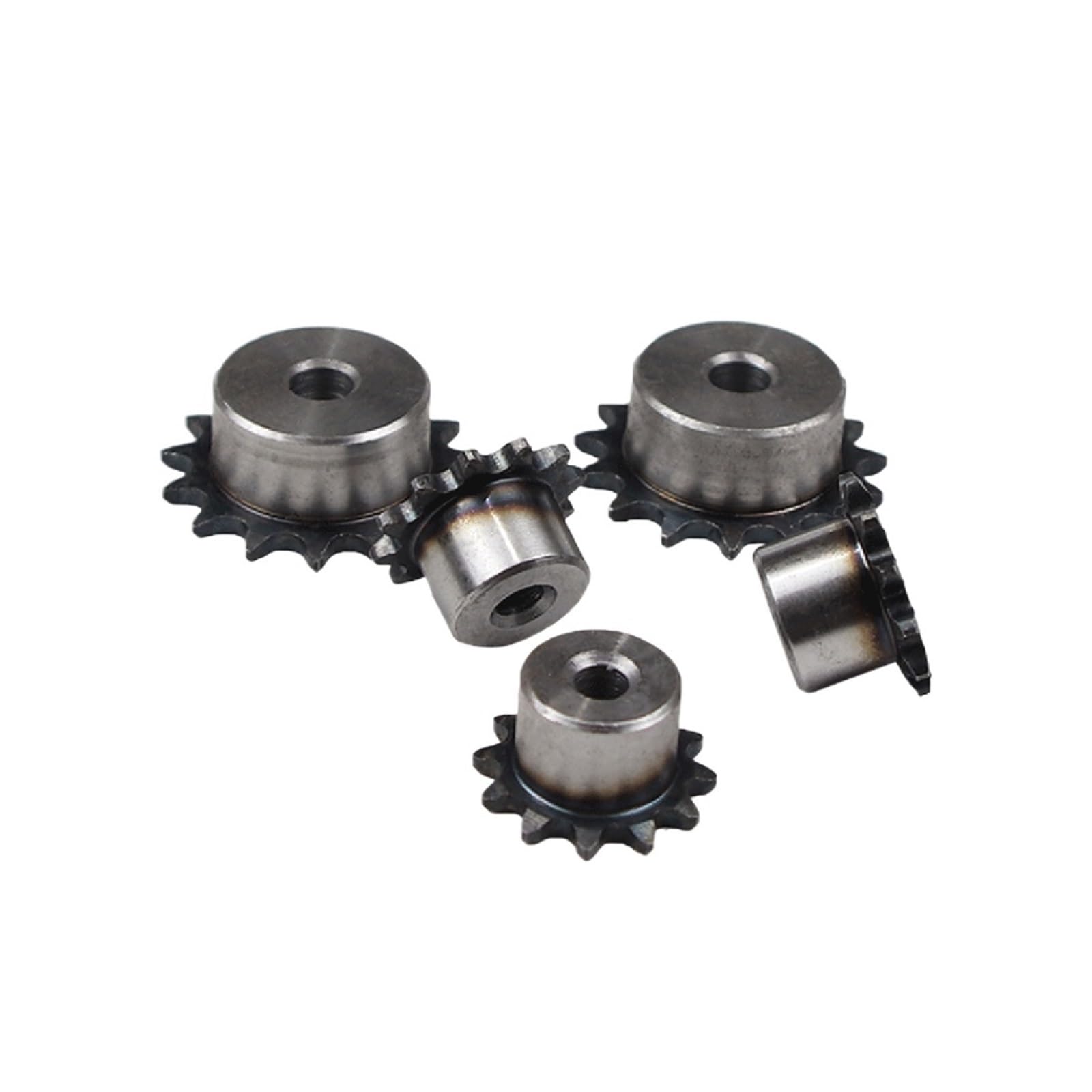 Bevel Gear Pinion Hardware Mechanical 1Pcs 45# Steel 05B Chain Drive Sprocket 10-25 Tooth Process Hole 6/8mm Roller Chain Gear Pitch 8mm Industrial Sprocket Wheel(17 Teeth(Bore 8mm)