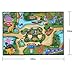 Cute Dinosaur Zoo Area Rug for Kids Boys Girls Room Bedroom, Dinosaur Land Toddler Baby Crawling Playing Rug Gaming Carpet for Living Room Nursery Room, Non-Slip Machine Washable Rug 59 * 39inch