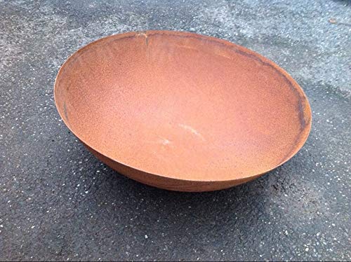 Edelrost Garten Feuerschale Rost Pflanzschale aus Metall Rost 60cm 1.8mm