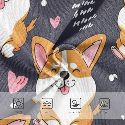 Cute Cartoon Corgi Dogs Dark Toddler Underwear Custom 2t Cotton Cute Panties Girl Fancy Briefs Undies Kids3
