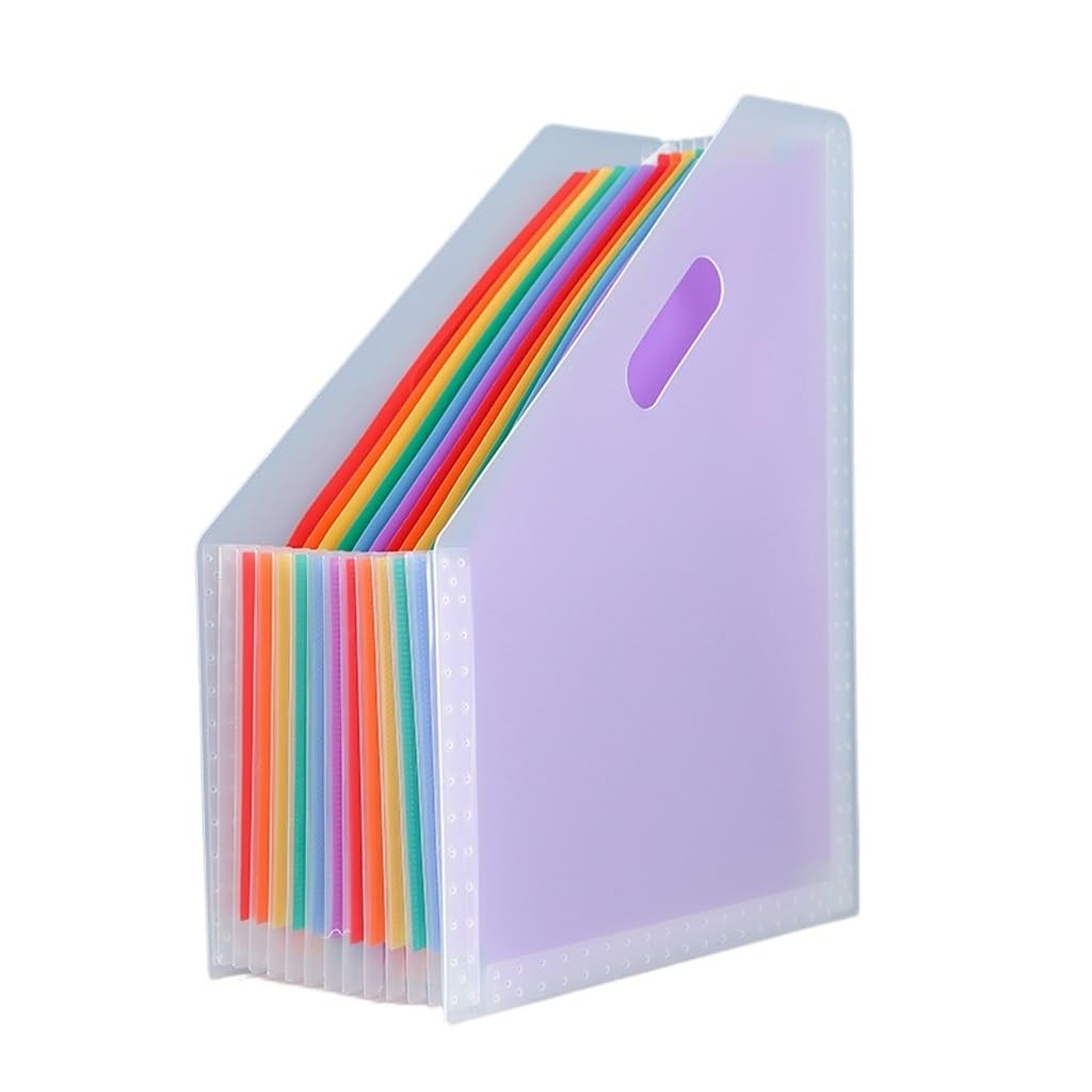 JFDBGU Borsa for Documenti espandibile Multistrato for cartelle A4 for cancelleria for Ufficio e Scuola(3-Pack)