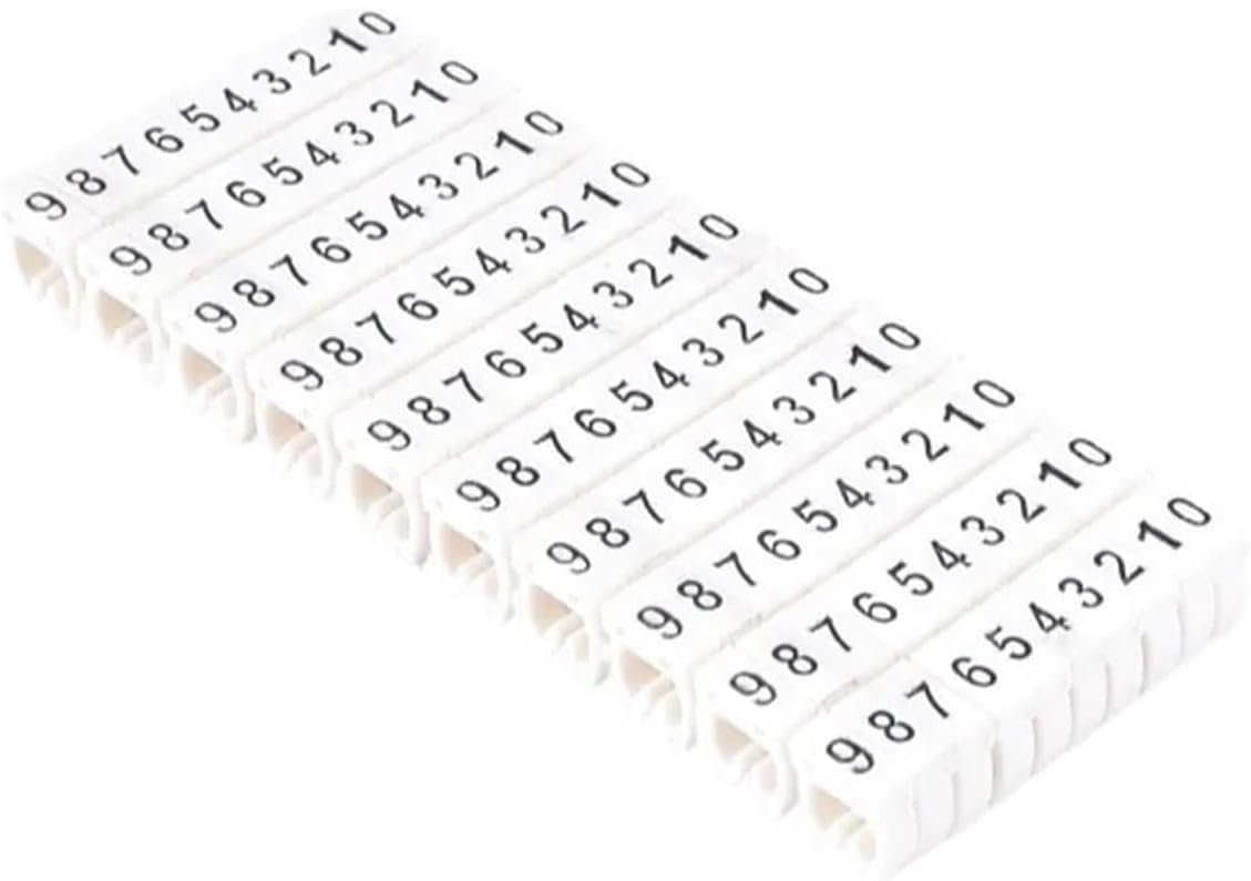 Nozvblxm M-2L(5.0Mm)100Pcs Plastic Cable Markers