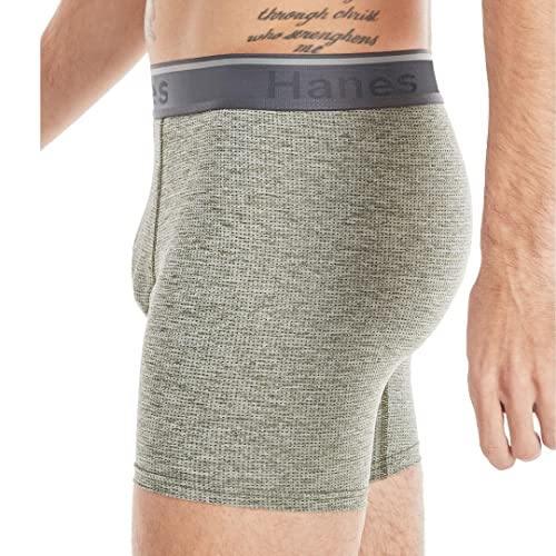 Hanes Men's Comfort Flex Fit Breathable Stretch Mesh Boxer Brief 3 Pack4