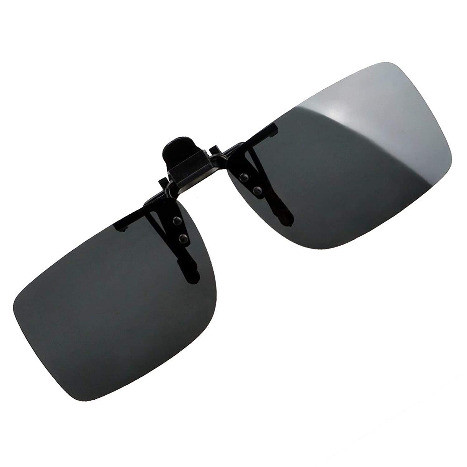 RSPD Cool Polarised UV 400 Lens Clip On Sunglasses with Hard Carry Case. (Black)-image-8