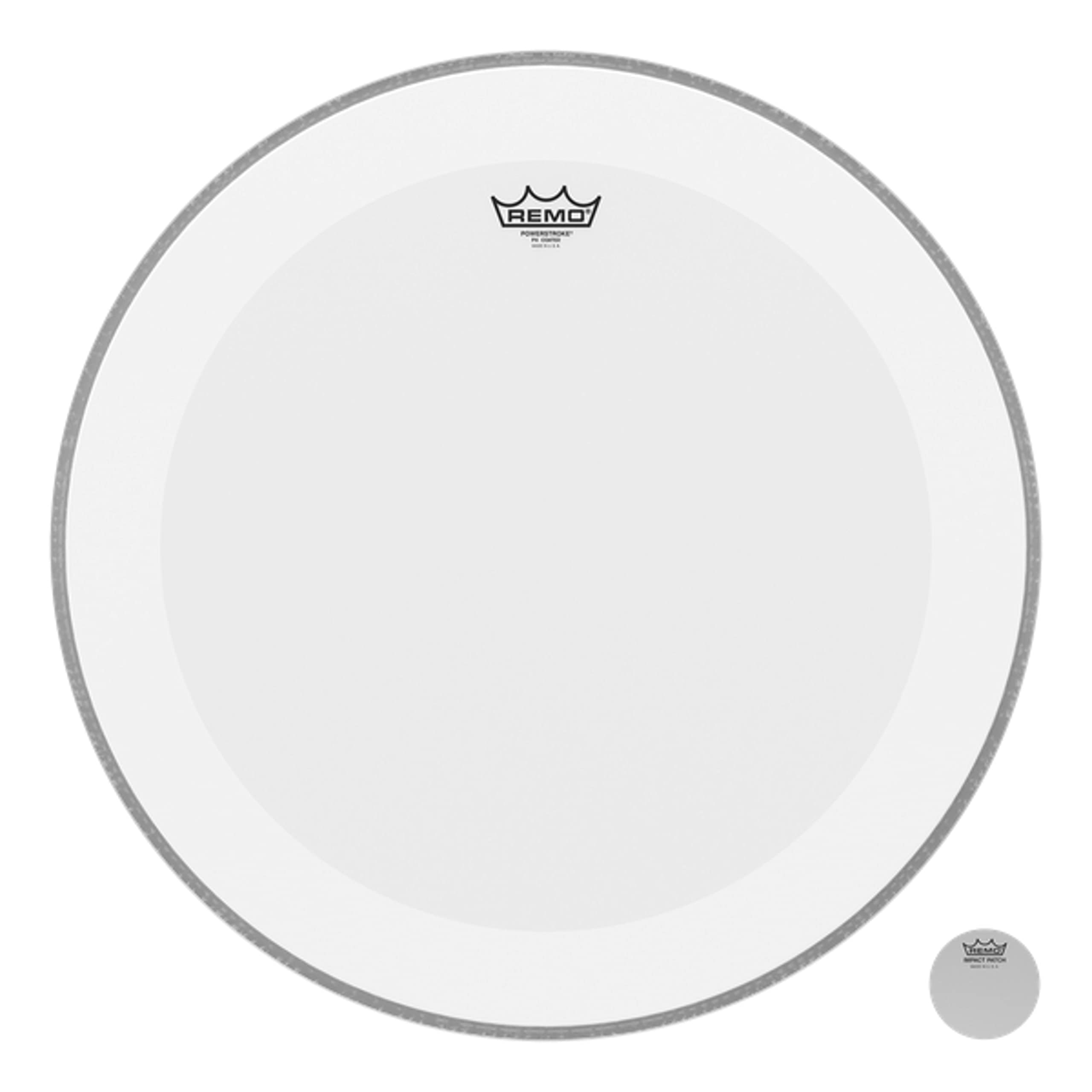Remo Powerstroke P4 Coated Bass Drumhead, 20"