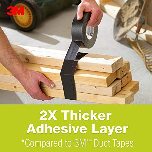 3M 2835-B Duct Tape, Extreme Hold, Black #TOP7