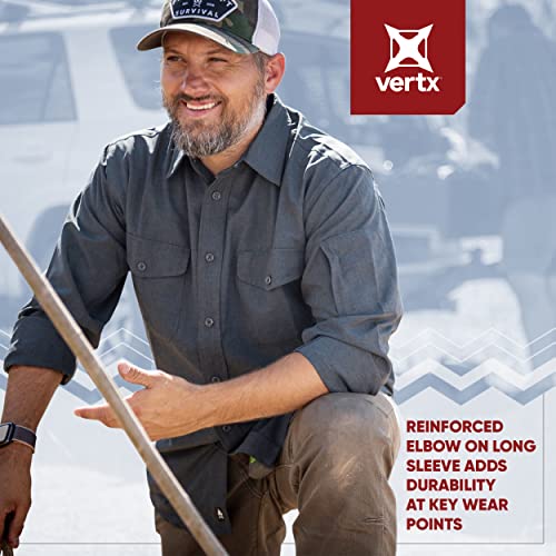 Vertx Recce Technical Long Sleeve Tactical Shirts for Men, Concealed Carry, Outdoor, Tactical Work, Cooling, Quick Drying 5