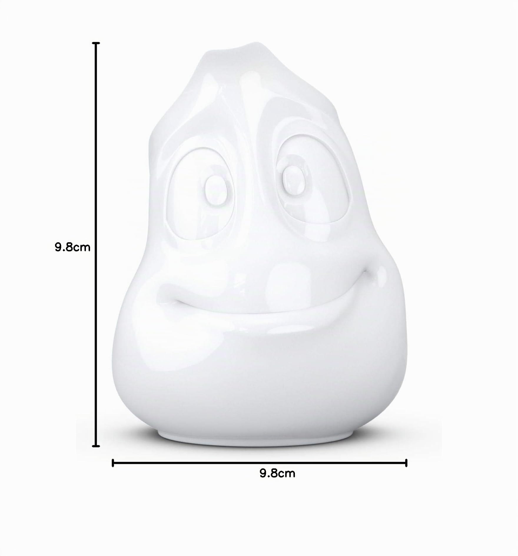 FIFTYEIGHT PRODUCTS / !? Tassen / Kännchen „Drollig" (Porzellan, 350 ml, Weiß, Made in Germany)