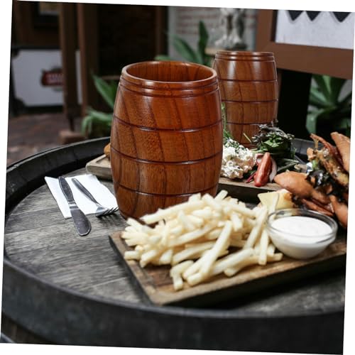Taza de madera elegante y resistente Gatuida para cocina premium 6