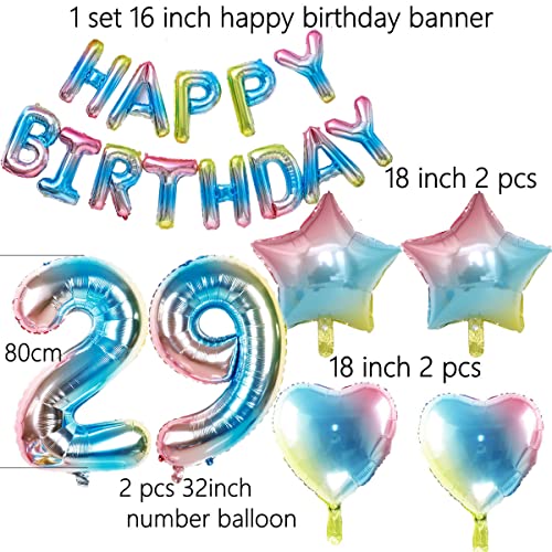 29° compleanno decorazione set 29 pezzi per donne