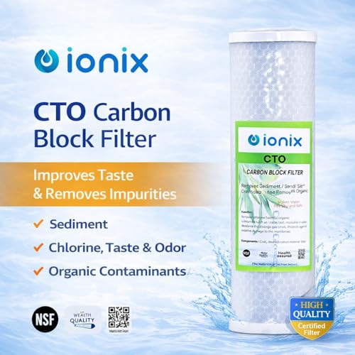 Image of IONIX Water Purifier Service Kit for Sky Tank Filtration System, Water Softener, 1 Year Service Kit for Sky Tank Filter, Replacement Cartridge Set for Effective Filtration (Multicolor, Pack of 1)