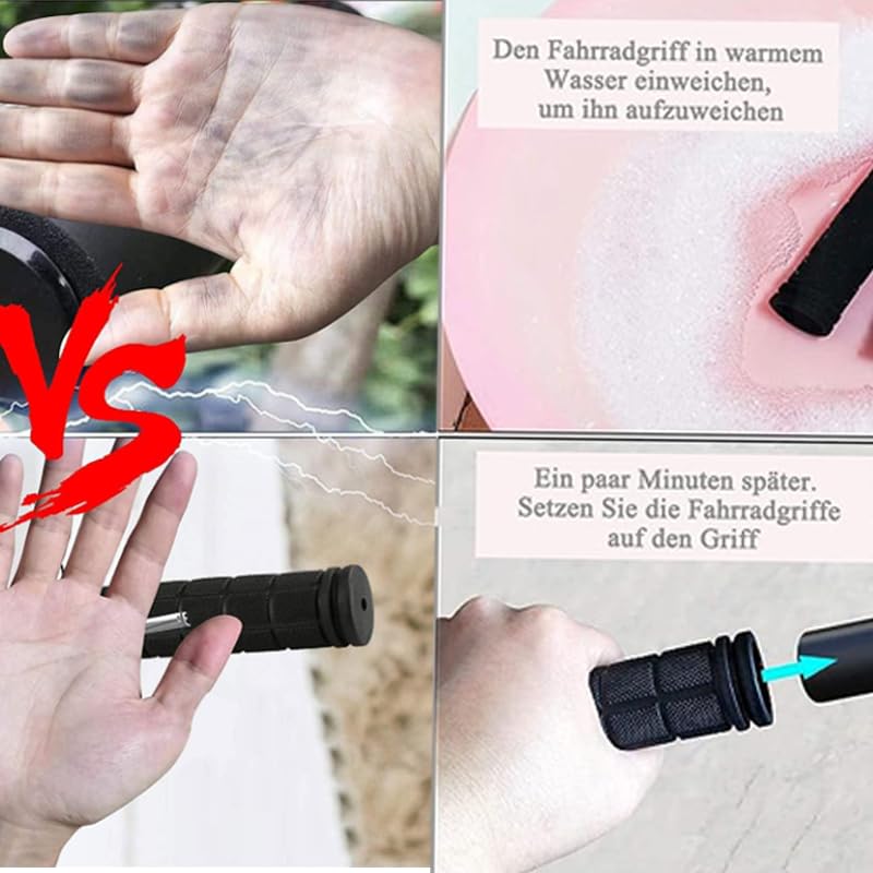 TIREX By Xonic Schubkarrengriffe – 2 Stück, 30 Mm Innendurchmesser, 140 Mm Lang, Universell, Dunkelblau, Wetterfest