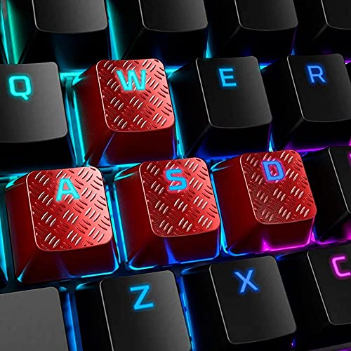 hyperx fps amp moba gaming keycaps upgrade kit red - hxs-kbkc1