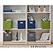 SHACO Durable Double Metal Handle Cloth Storage Cubes, Multiple-Color Foldable Cube Storage Bin(6 Packs)