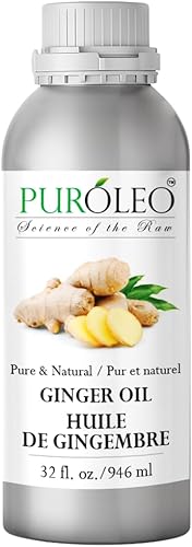 Aceite esencial de jengibre PUROLEO, 32 onzas líquidas32.0 fl oz