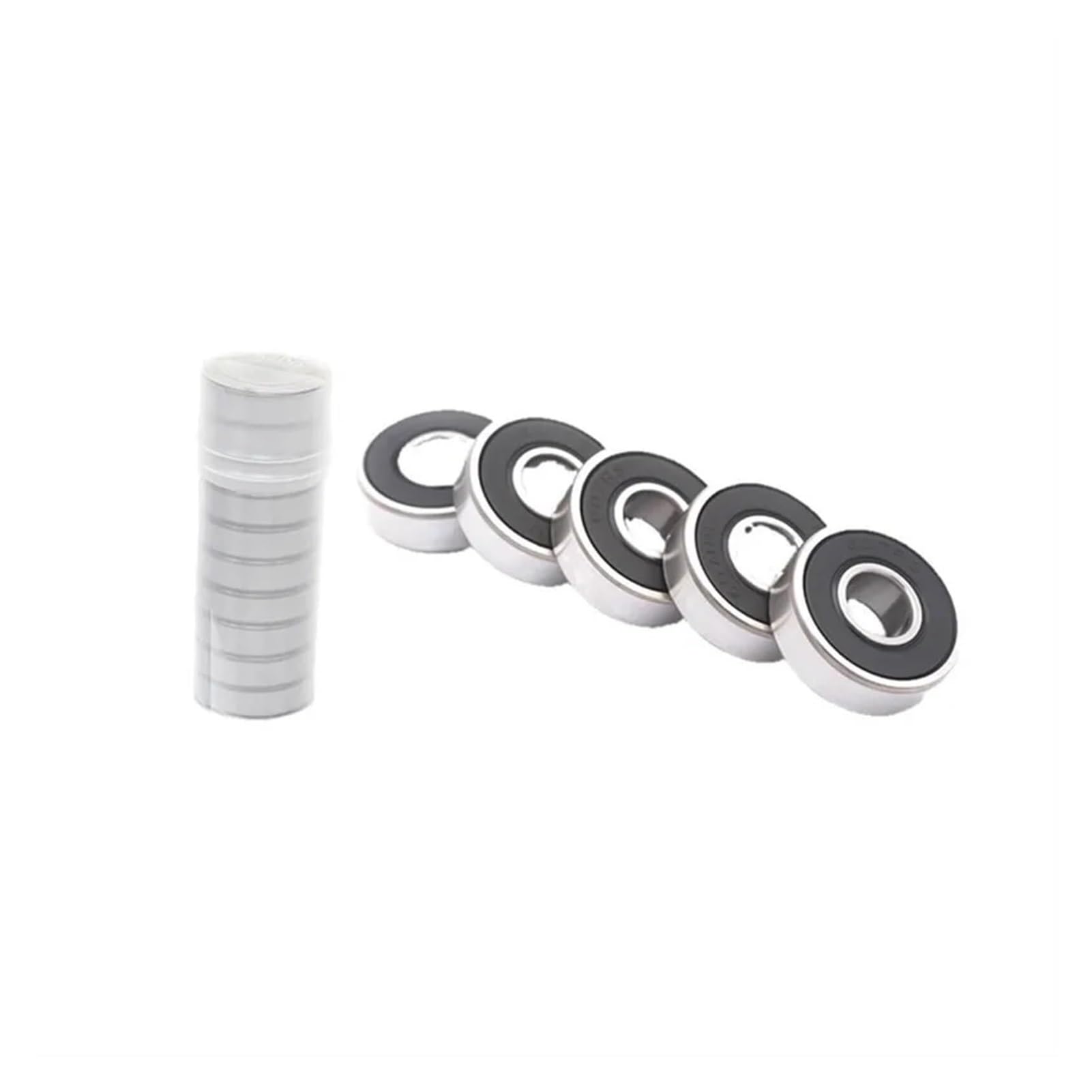 Łożysko kulkowe zwykłe 604 605 606 607 608 609 2rs Rs Miniaturowe łożysko kulkowe zwykłe z gumową uszczelką,Walcowanie(604-2RS 4x12x4mm,1 pcs)