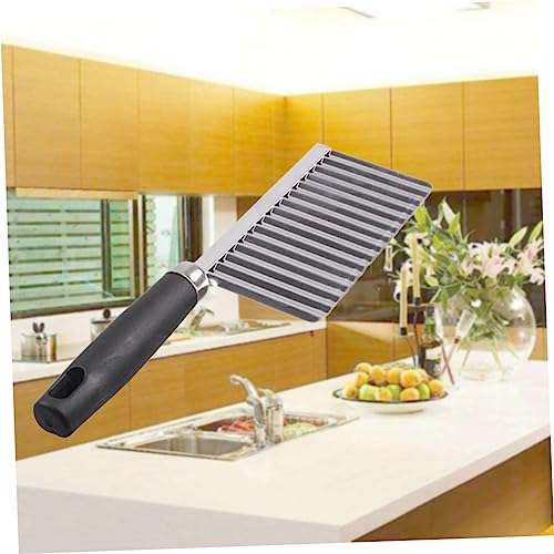 Cortador de verduras de acero inoxidable con borde ondulado miniatura 2