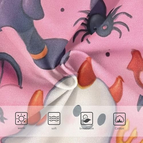 Toddler Panties, Cute Halloween Pink Girls' Cotton Brief Underwear, 2–8 Years3