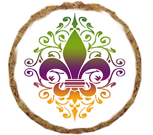 Mirage Pet Products Mardi Gras Fleur De Lis Dog Treats (6 Pack)