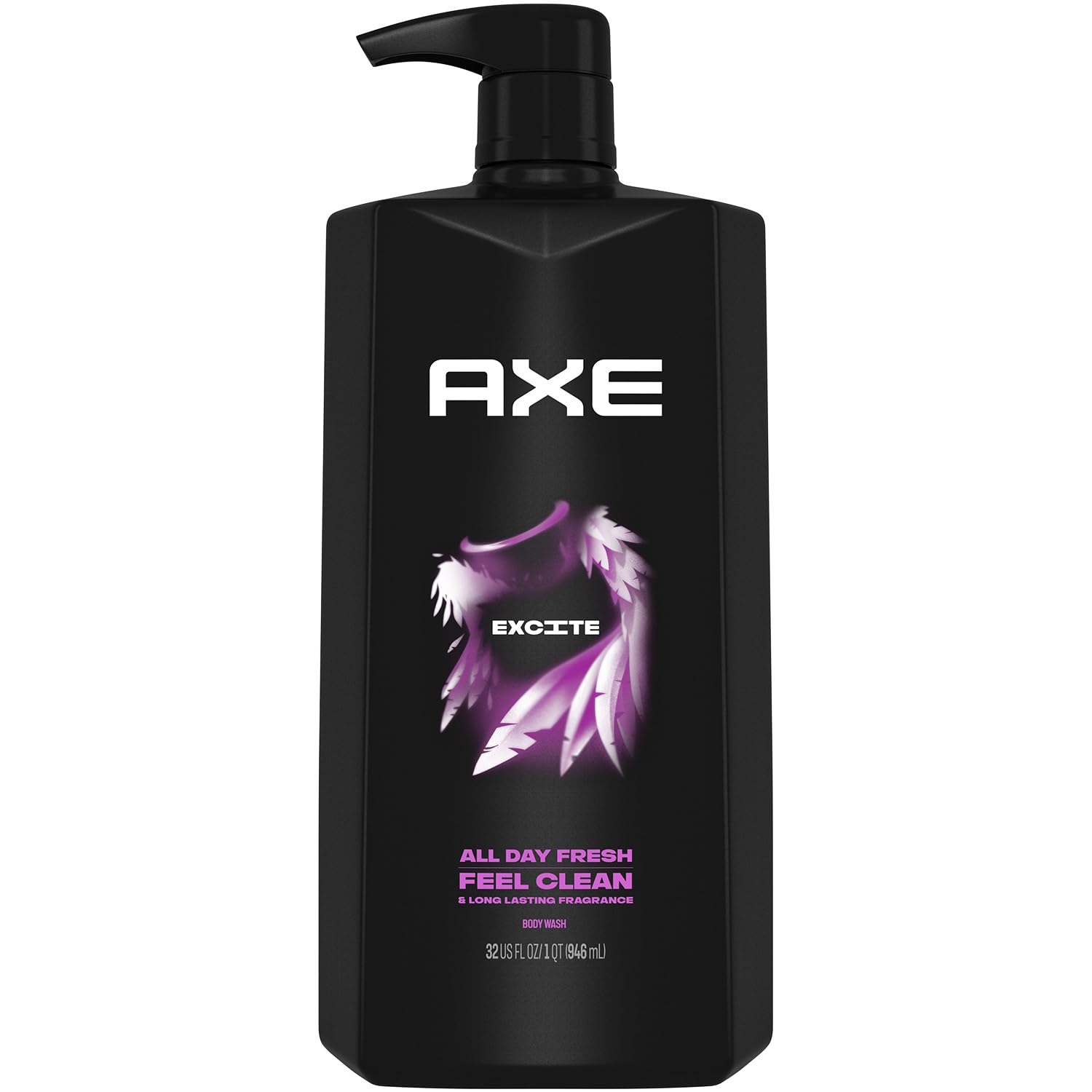 AXE Body Wash for Men, Excite, 28 oz with Pump