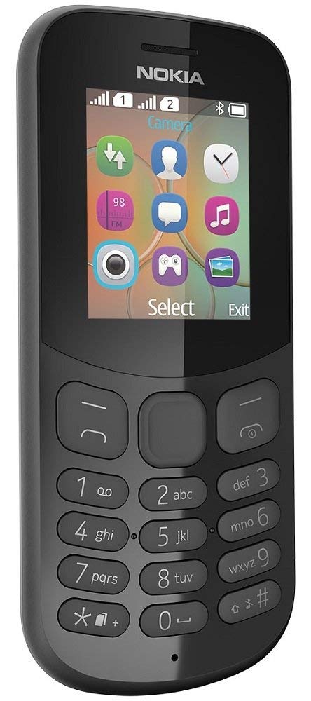 Nokia 130 Dual-SIM, 4,57 cm (1,8 Zoll), 67,9 g, Schwarz, Dual-SIM, 4,57 cm (1,8 Zoll), Bluetooth, 1020 mAh, Schwarz