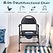 Folding Bedside Commode Chair – Portable Commode & Shower Chair, 17