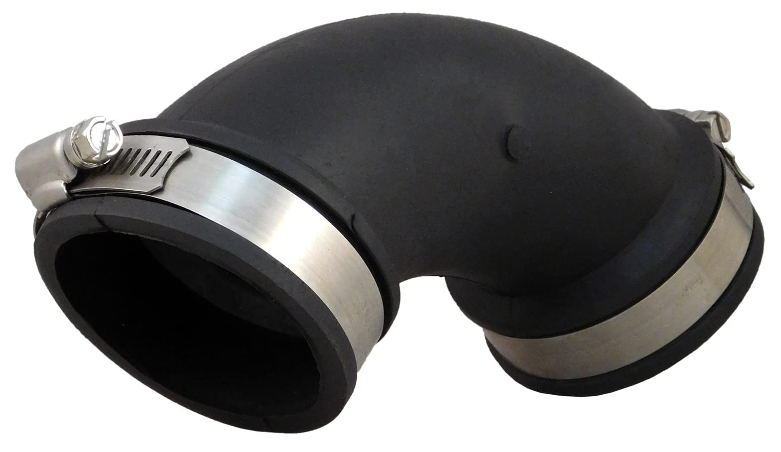 Aquacadabra Rubber 2" 90° Elbow Pipe Adapter for Pond & Garden Use