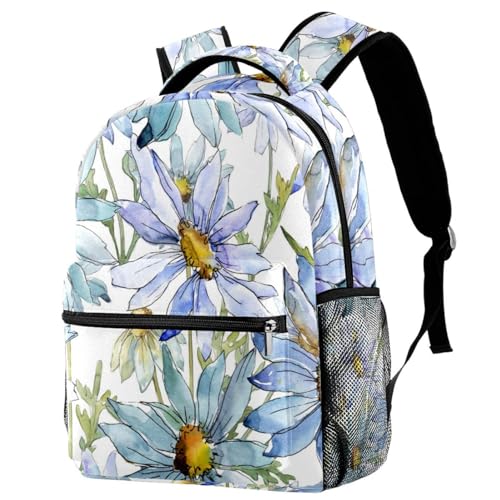 Sac à dos d'école grand volume 11.5x8x16 in avec poches ergonomiques
