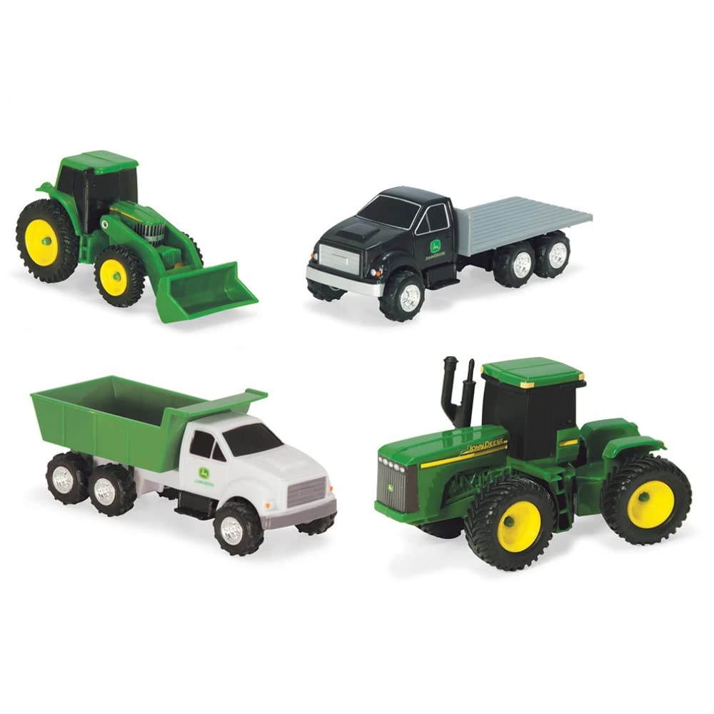 John Deere 4-Pc. Truck & Tractor Set