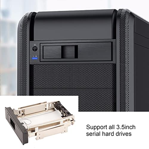 Caja externa para disco duro 3.5in, hot swap, ABS y acero inoxidable miniatura 3