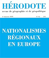 Hérodote numéro 95 - Nationalismes régionaux en Europe 2707131393 Book Cover