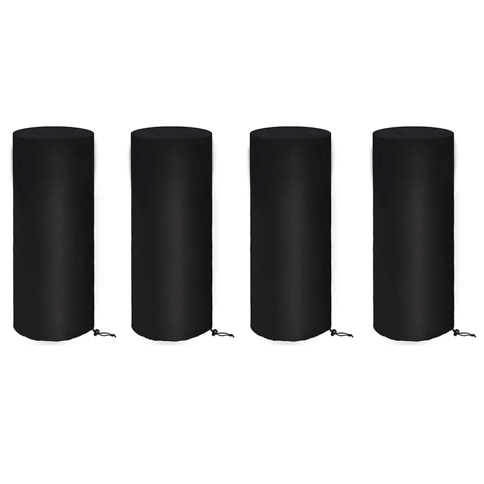 Hndhbfgrt 4X Patio Heater Covers Waterproof Outdoor Heater Cover 210D Oxford Waterproof, Windproof, Protection Around 50X50X120 cm