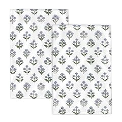 Blue Green Block Print-1