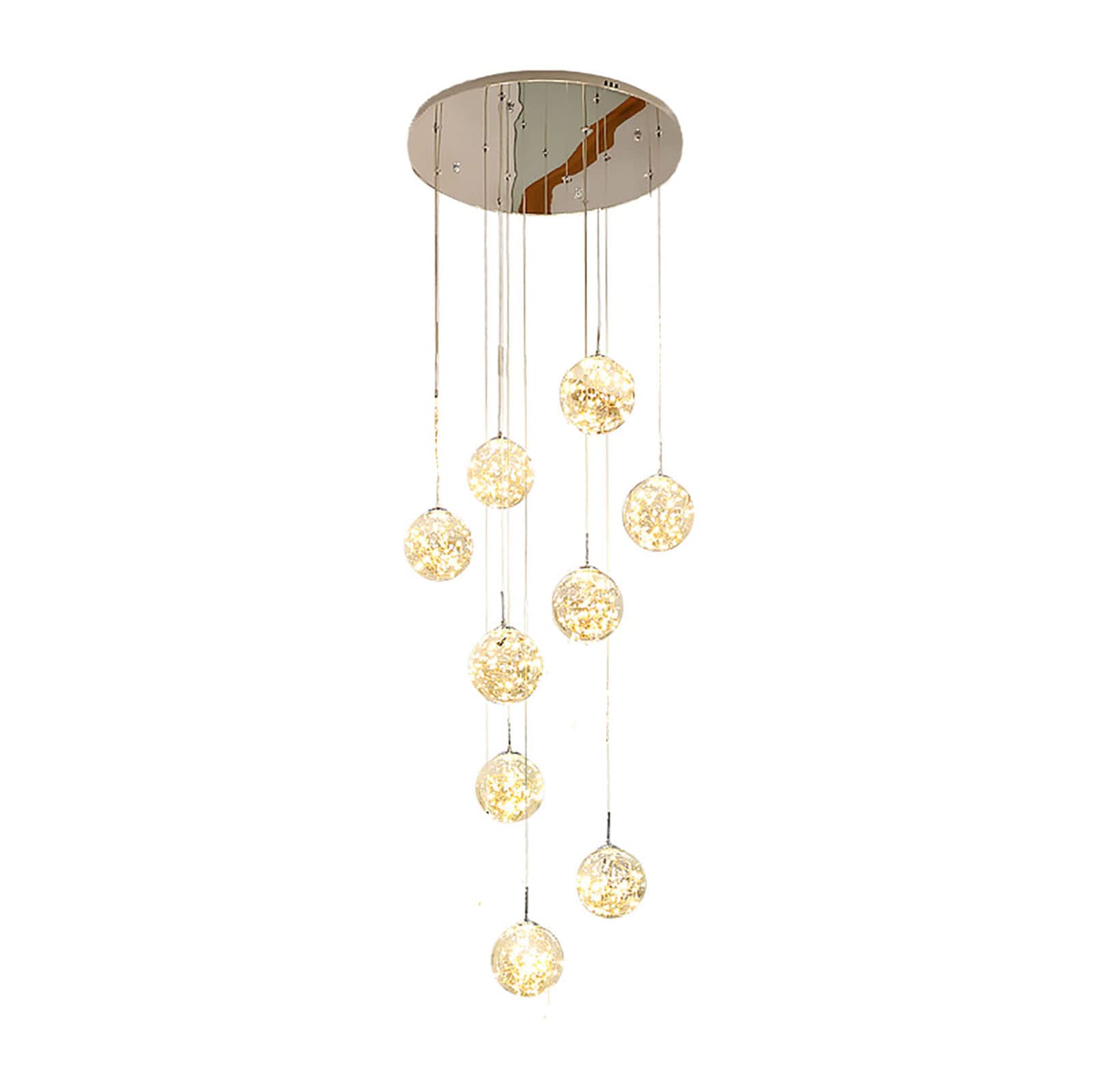 Éclairage LED créatif de luxe en gypsophile pour salon et villa
